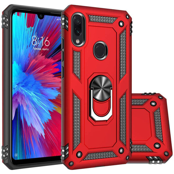 

Ударопрочный чехол Serge Ring магнитный держатель для Xiaomi Redmi Note 7 / Note 7 Pro / Note 7s