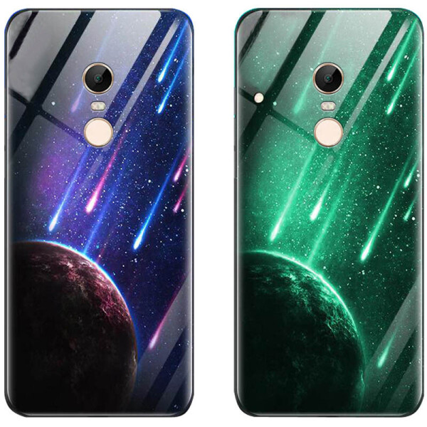 

TPU+Glass чехол светящийся в темноте для Xiaomi Redmi 5