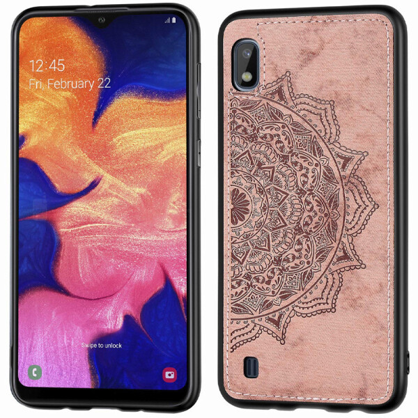 

TPU+Textile чехол Mandala с 3D тиснением для Samsung Galaxy A10 (A105F)