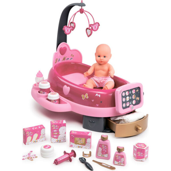 

Игровой центр с пупсом Smoby Toys Baby Nurse для ухода за куклой (220317)