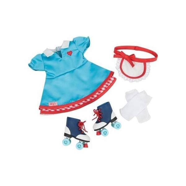 

Набор одежды для кукол Our Generation Платье и ролики 6 ед. (BD60013Z)