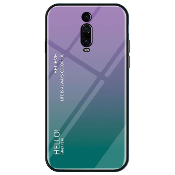 

TPU+Glass чехол Gradient HELLO для Xiaomi Redmi K20 / K20 Pro / Mi9T / Mi9T Pro