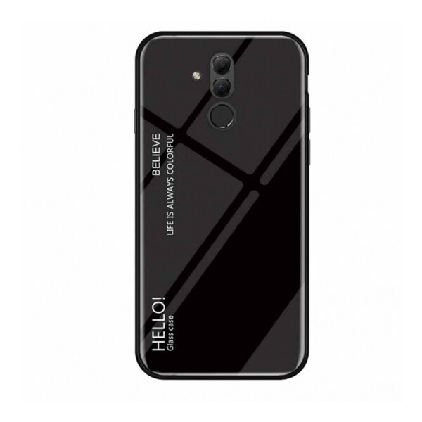 

TPU+Glass чехол Gradient HELLO для Huawei Mate 20 lite
