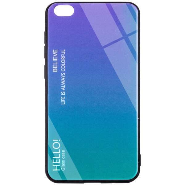 

TPU+Glass чехол Gradient HELLO для Xiaomi Redmi Go