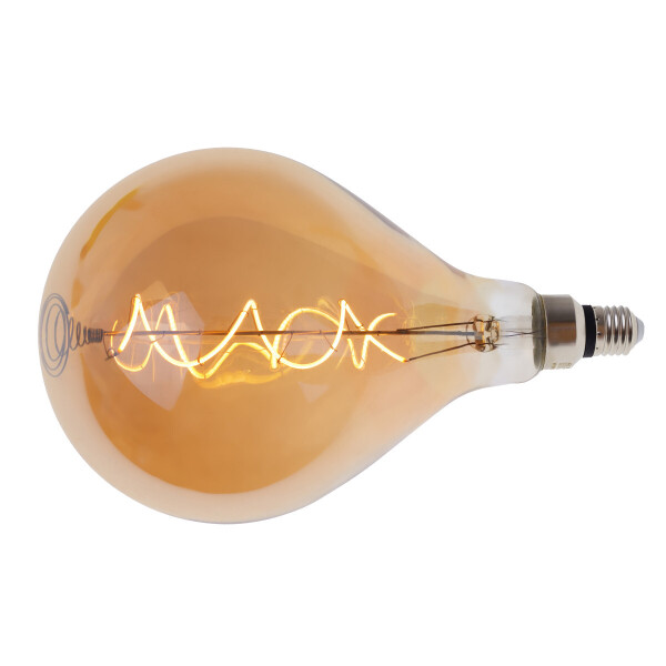 

Лампа филаментная Brille E27 LED 4W WW A165S COG (amber) (33-661)