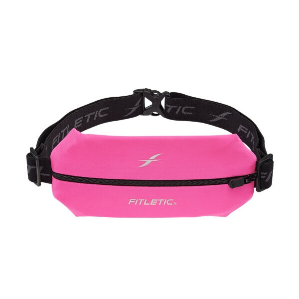 

Беговая сумка на пояс Fitletic Mini Running Belt (розовый\черный)