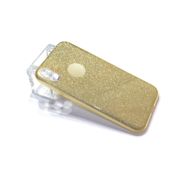 

Чехол для Apple Iphone XR Блестки Gold