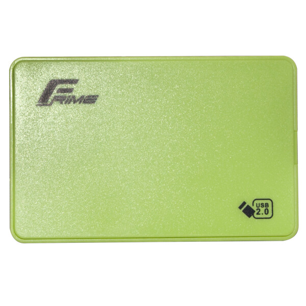 

Внешний карман Frime для 2.5" SATA HDD/SSD Plastic USB 2.0 Green