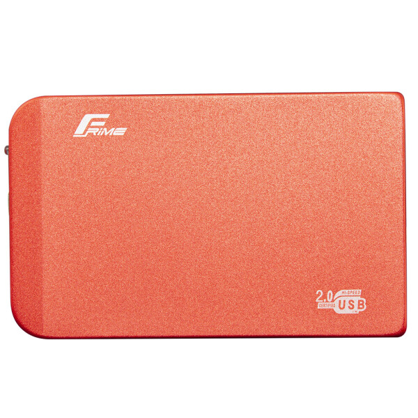 

Внешний карман Frime для 2.5" SATA HDD/SSD Metal USB 2.0 Red