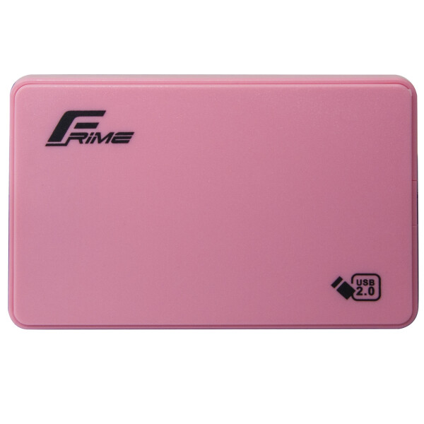 

Внешний карман Frime для 2.5" SATA HDD/SSD Plastic USB 2.0 Pink