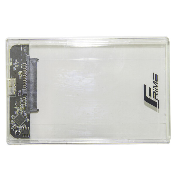 

Внешний карман Frime для 2.5" SATA HDD/SSD Plastic USB 3.0 Clear
