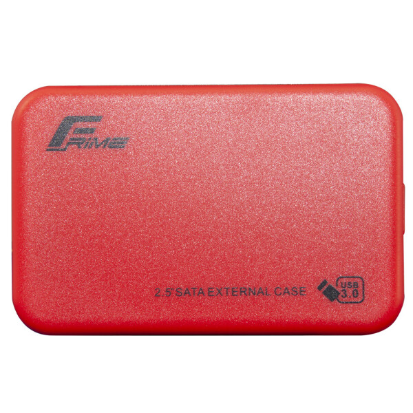 

Внешний карман Frime для 2.5" SATA HDD/SSD Plastic USB 3.0 Red