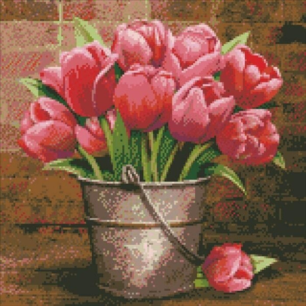 

Алмазаная мозаика - Утренняя свежесть 40*40 см