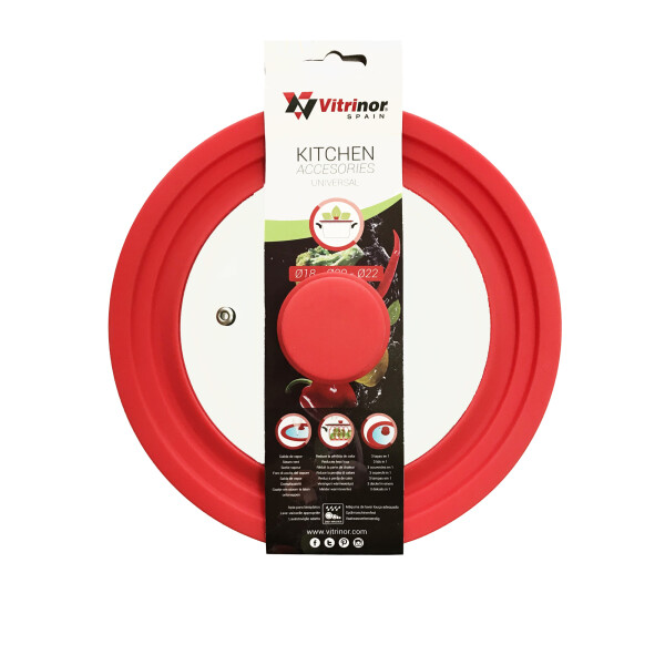

Универсальная Крышка 18/20/22 См Vitrinor Red (1108668)
