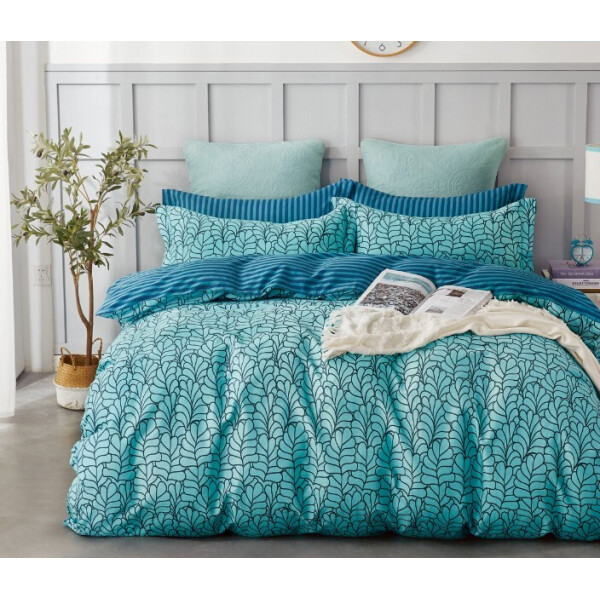 

Постельное белье CottonTwill Сатин Сандал 1.5-спальный Голубой 145x215 см