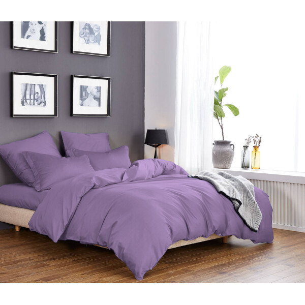 

Постельное белье CottonTwill Сатин Однотонный сатин 1.5-спальный Сиреневый 145x215 см