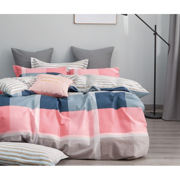 

Постельное белье CottonTwill Сатин Мерси, коралловые полосы 1-спальный 145x215 см