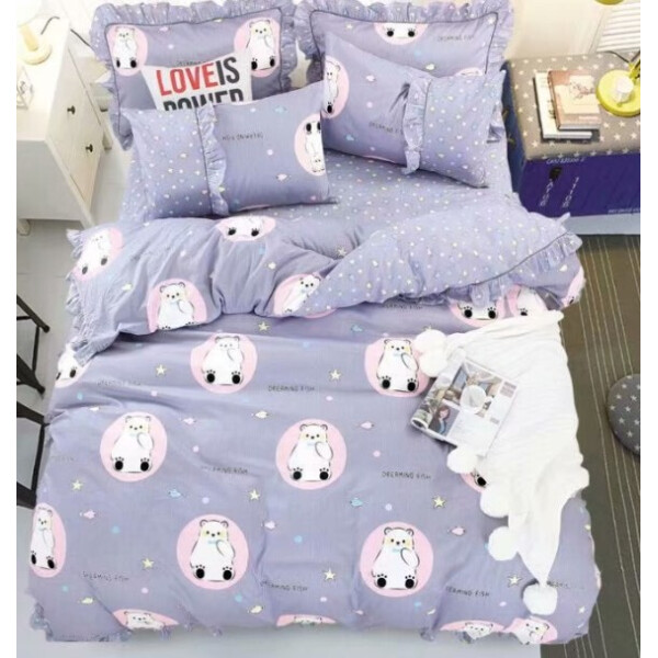 

Постельное белье CottonTwill Сатин Умка 1-спальный Сиреневый 145x215 см