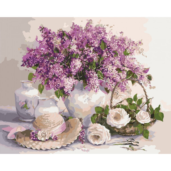 

Картина по номерам - Ароматы сирени 40x50 см