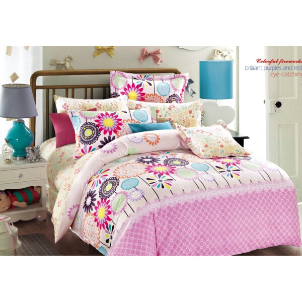 

Постельное белье CottonTwill Сатин Анжелика 2-спальный Розовый 175x215 см