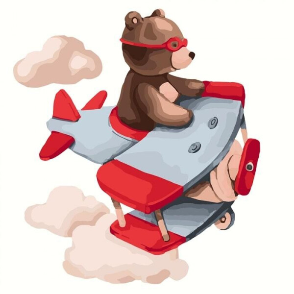 

Картина по номерам - Путешествуя небом 30*30 см