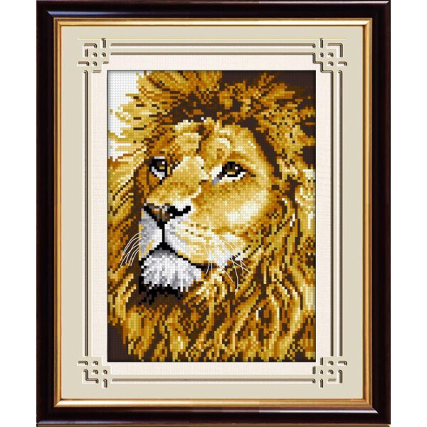 

Лев. Dream Art. Набор алмазной живописи 20*28 см