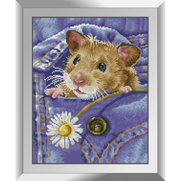 

Хомяк. Dream Art. Набор алмазной живописи 30*38 см