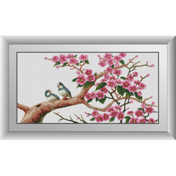 

Сакура. Dream Art. Набор алмазной живописи 35*70 см