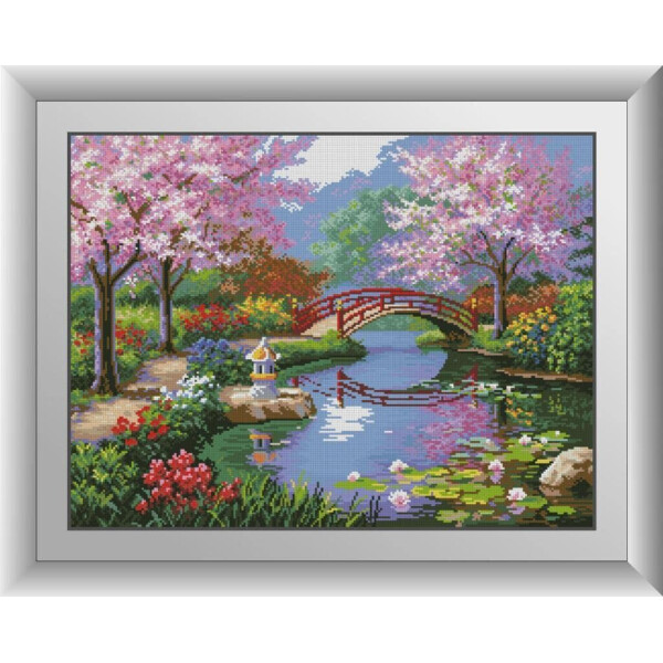 

Японский сад. Dream Art. Набор алмазной живописи 48*64 см