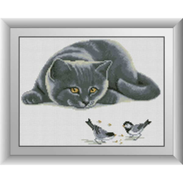 

Наблюдатель. Dream Art. Набор алмазной живописи 27*36 см