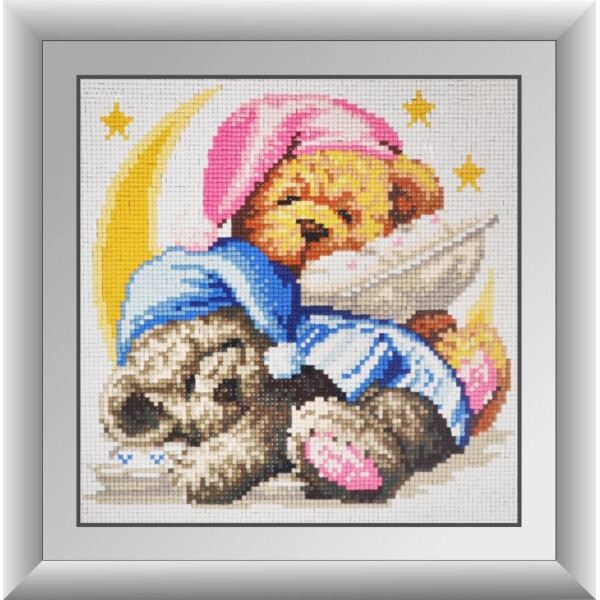 

Спящие мишки. Dream Art. Набор алмазной живописи 25*25 см