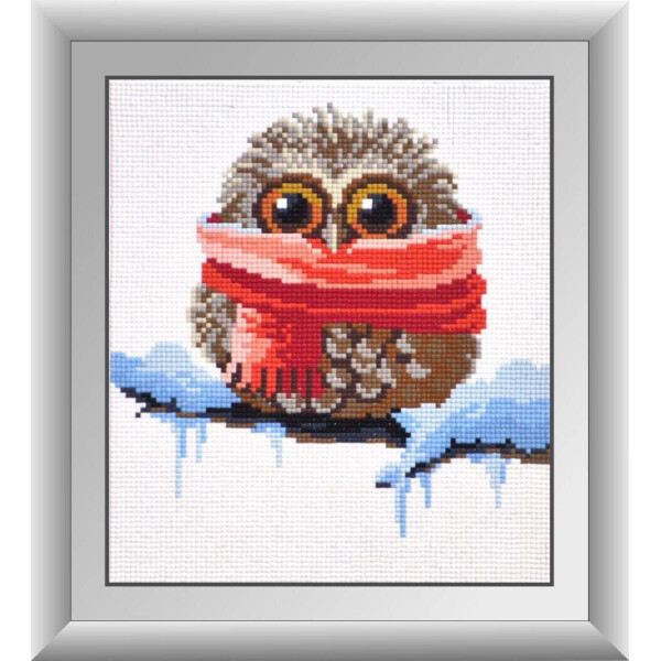 

Совенок. Зима. Dream Art. Набор алмазной живописи 22*25 см