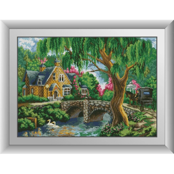 

Лесная хижина. Dream Art. Набор алмазной живописи 50*70 см
