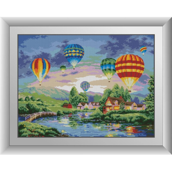 

Воздушные шары. Dream Art. Набор алмазной живописи 54*72 см