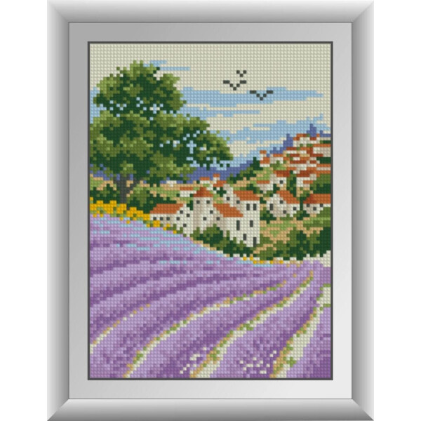 

Лавандовое поле. Dream Art. Набор алмазной живописи 18*25 см