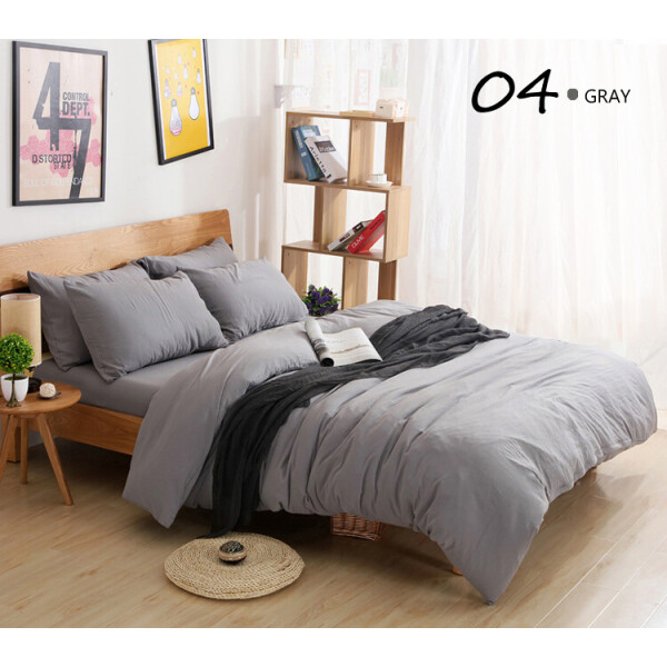 

Постельное белье CottonTwill Ранфорс Серый Турция 1-спальный 145x215 см