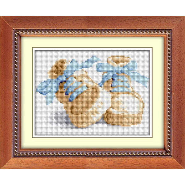 

Первые шаги(голубой). Dream Art. Набор алмазной живописи 17*23 см