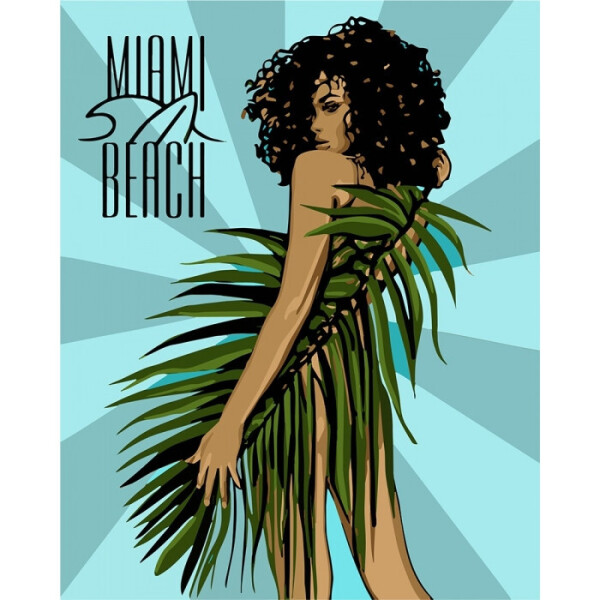

Картина по номерам - Miami Beach 40x50 см