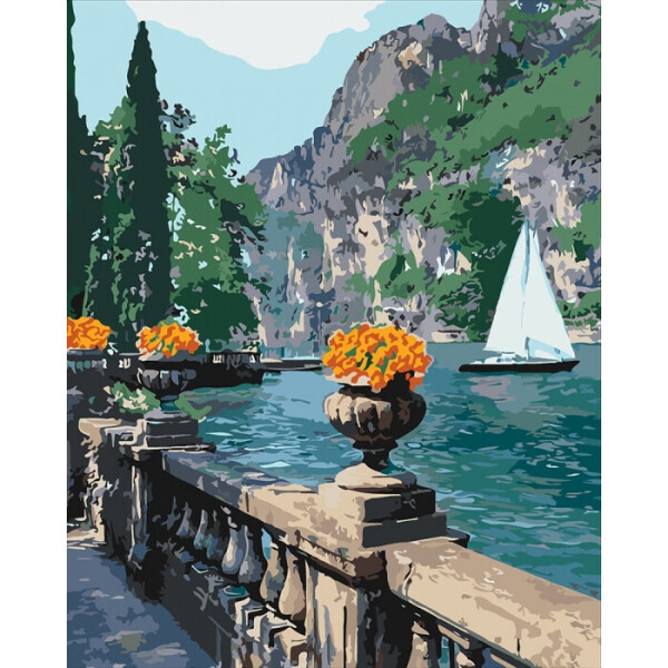 

Картина по номерам - Морская бухта 40*50 см