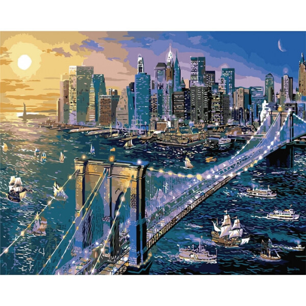 

Картины по номерам - Большое яблоко 40x50 см