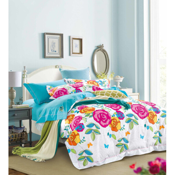 

Постельное белье CottonTwill Адель 1-спальный Разноцветный 145x215 см