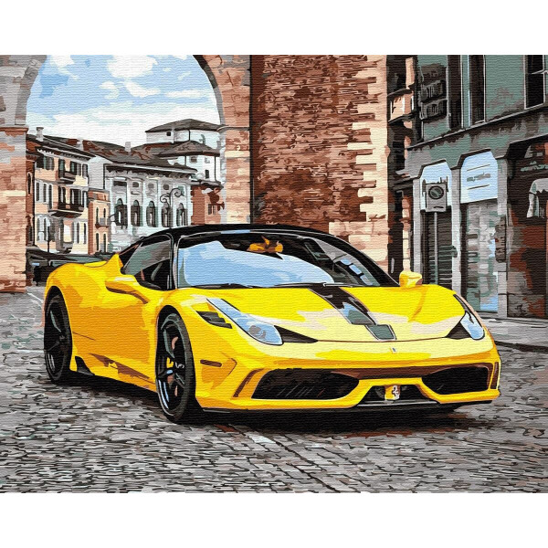 

Картина по номерам - Скоростной Lamborghini 40x50 см