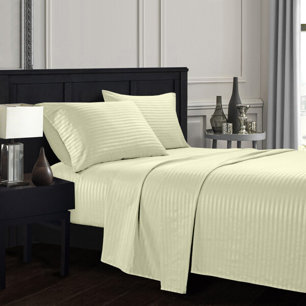 

Постельное белье CottonTwill Страйп сатин 1-спальный Молочный 145x215 см