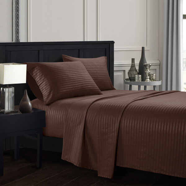 

Постельное белье CottonTwill Страйп сатин 1.5-спальный Коричневый 145x215 см