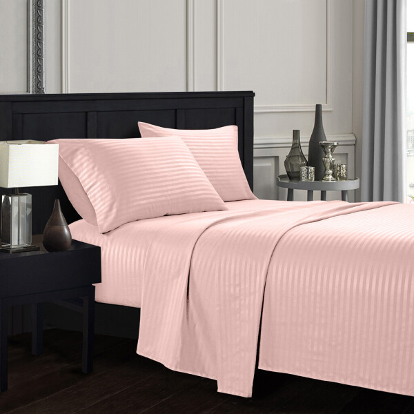 

Постельное белье CottonTwill Страйп сатин 1.5-спальный Светло-розовый 145x215 см
