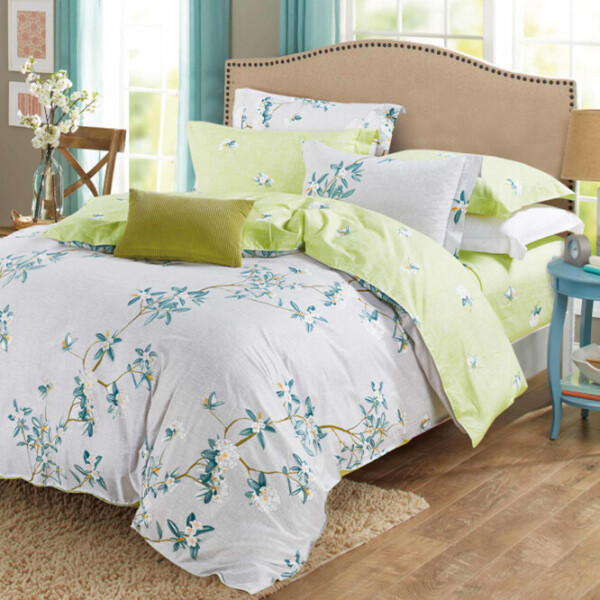 

Постельное белье CottonTwill Лирика 2-спальный Зеленый 175x215 см