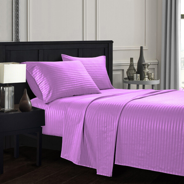 

Постельное белье CottonTwill Страйп сатин Евро Сиреневый 200x220 см