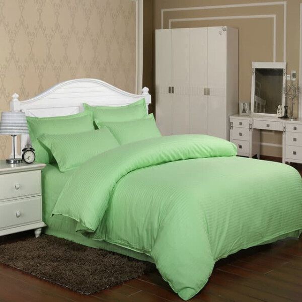 

Постельное белье CottonTwill Страйп сатин 2 2-спальный Салатовый 175x215 см