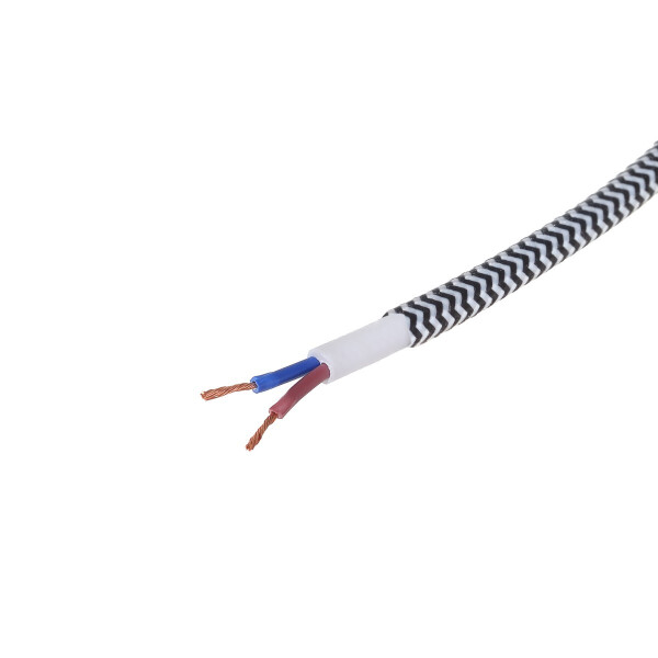 

Кабель IU-2 2x0,75 BK/WH