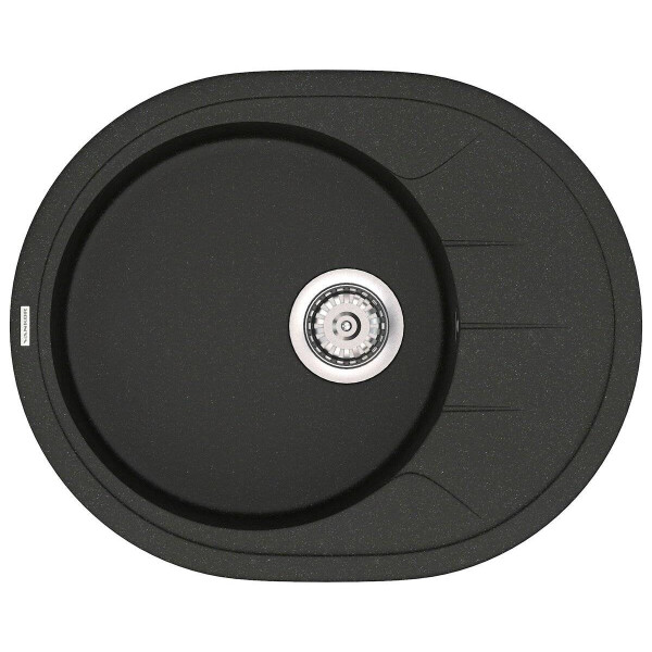 

Кварцевая овальную мойка SITY SMO 02.61 Черный